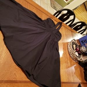 Size M Medium Black Swing Dress Rockabilly